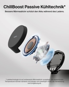 Statie de incarcare wireless Belkin UltraCharge 3-in-1, 25W, Negru - Img 8