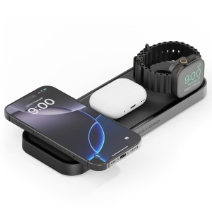 Statie de incarcare wireless NOCO XGrid XDP3, 3-in-1, 45W, MagSafe, Qi2