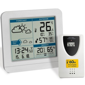 Statie Meteo TFA Dostmann SKY 35.1152.02, alba, cu senzor exterior