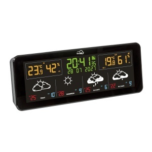 Statie Meteo WLAN TFA Dostmann ID-07, Previziune Meteo 4 Zile, Negru - Img 3