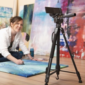 Stativ foto Hama Action 153 3D, 60-153 cm, cu suport pentru smartphone, negru - Img 10