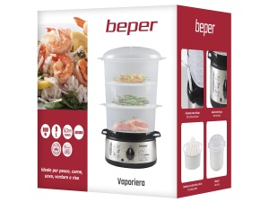 Steamer BEPER BC.250, 9 Litri, 800W, BPA Free - Img 9