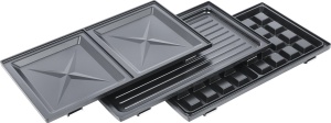 Steba SG 55 Multi-Snack-Maker, vafe sandwich la gratar, control individual al temperaturii negru - Img 5