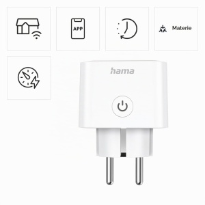 Steckdose Inteligenta Hama WLAN, 3680W, alba, cu Control prin Aplicatie - Img 3