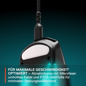 SteelSeries Aerox 3 Gaming Mouse 59g Negru Ultralejer Rezistent la Apa - Img 6
