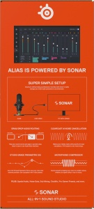 SteelSeries Alias Microfon USB Gaming Streaming Podcasting LED RGB - Img 9