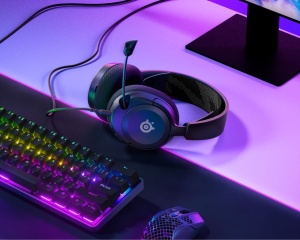 SteelSeries Arctis Nova 1 Gaming Headset Negru Sunet Hi-Fi Surround 360 Microfon Noise Cancelling - Img 2