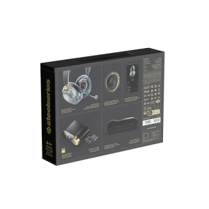 SteelSeries Arctis Nova Elite Wireless Gaming Headset Sage Gold ANC Hi-Res Audio - Img 17