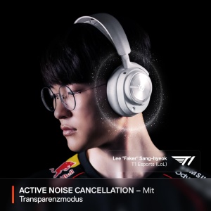 SteelSeries Arctis Nova Pro Wireless Casti Gaming Active Noise Cancellation Alb - Img 3