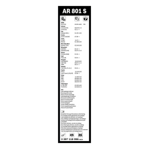 Stergatoare Bosch Aerotwin AR801S, 600mm530mm, Set pentru Front - Img 3