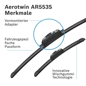 Stergatoare parbriz Bosch Aerotwin AR553S, 550mm340mm, set 2 bucati - Img 6