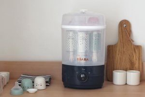 Sterilizator si uscator BEABA 2-in-1 SterilnDry 6 biberoane Night Blue - Img 8