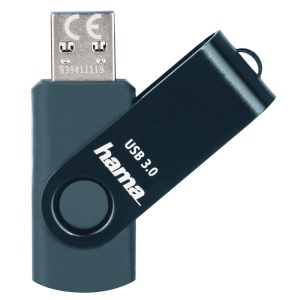 Stick USB Hama 64GB USB 3.2 Gen 1, 70 MBs, Petrol - Img 8