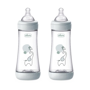 Sticla Anti-Kolik Chicco PERFECT 5, 300 ml, cu silicon moale, pentru 4 luni