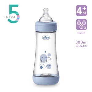 Sticla Anti-Kolik Chicco PERFECT 5, 300 ml, cu silicon moale, pentru 4 luni - Img 2
