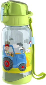 Sticla de apa HABA 304486 Traktor 400ml Verde BPA Free pentru copii - Img 2