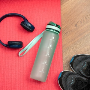 Sticla de apa sport Wessper Active Max, 1L, fara BPA, rezistenta la temperaturi extreme, culoare menta - Img 8