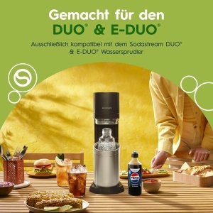 Sticla de sticla SodaStream DUO 1L, 2 bucati, design elegant - Img 7