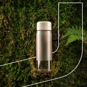Sticla filtranta Wessper B2 Tritan 700ml BPA-free cu filtru Actitex Disc Beige - Img 7