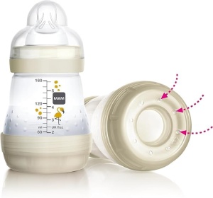 Sticla pentru bebelusi MAM Easy Start, 130 ml, anti-colici, roz - Img 4