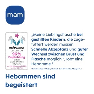 Sticla pentru bebelusi MAM Easy Start Anti-Colic 2x260 ml, 0 luni, cu tetina SkinSoft - Img 8