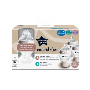 Sticla pentru bebelusi Tommee Tippee Natural Start 260ml, anti-colic, auto-sterilizare - Img 2