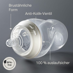 Sticla pentru bebelusi Tommee Tippee Natural Start 340ml, 2 bucati, anti-colici - Img 5