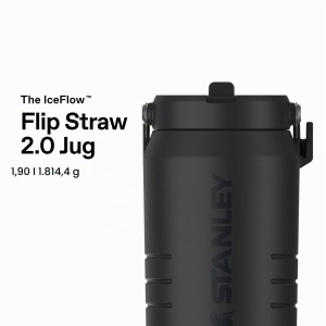 Sticla Sport Stanley 1913 IceFlow, 1.9L, Negru, Rezistenta la scurgeri - Img 3