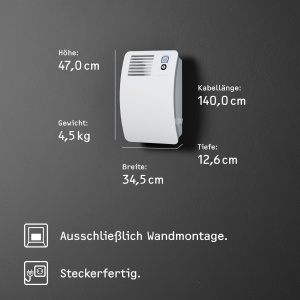 STIEBEL ELTRON CON 5 Premium 05 kW Silent Mode Montaj pe perete - Img 6