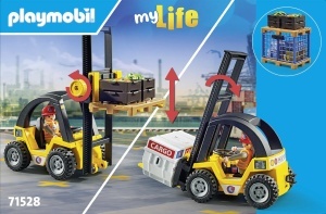 Stivuitor cu jucarii PLAYMOBIL MyLife, pentru copii de la 4 ani, set promo - Img 5