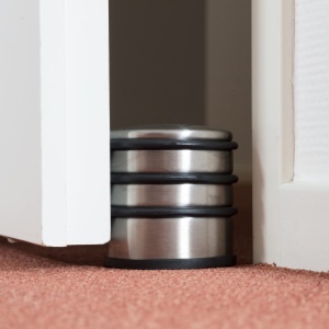 Stopper usa Relaxdays, set 2 bucati, inox, 7.5 x 7 cm, rutschfest - Img 2