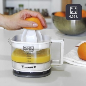 Storcator citrice BlackDecker BXCJ25E 25W 350ml Alb - Img 3