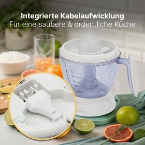 Storcator de citrice Bomann ZP 1092 CB, 1.2L, 40W, cu functie automata - Img 7