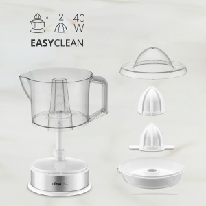 Storcator electric citrice Ufesa Zing, 40W, 0.7L, inox, rotatie bidirectionala, BPA-free - Img 5
