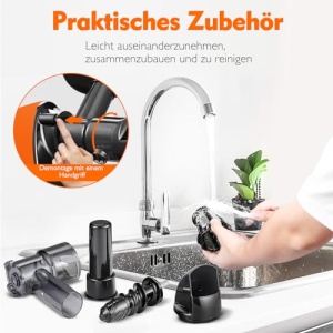 Storcatorul AMZCHEF Castigator al testului de legume si fructe - Storcator lent cu functie de mestecat invers - Zdrobire frageda fara filtrare - Storcator electric cu perie si 2 cani - portocale - Img 10
