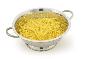 Strecurator Tescoma GrandCHEF din otel inoxidabil, 24 cm - Img 3