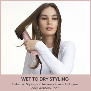 Styler BaByliss Air Wand, 4-in-1, 123 kmh, Anti-Frizz, Roz - Img 9