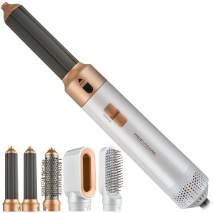 Styler pentru par ProfiCare PC HAS 3132, 1000W, 4 in 1, alb-roz