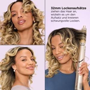Styler pentru par Shark FlexStyle HD446SLEU, 1400W, 5-in-1, culoare champanie - Img 6