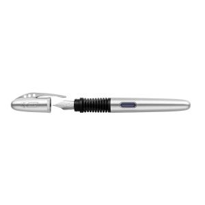 Stylus BIC X-Pen Chrome Ergonomic, Medium, Argintiu - Img 3