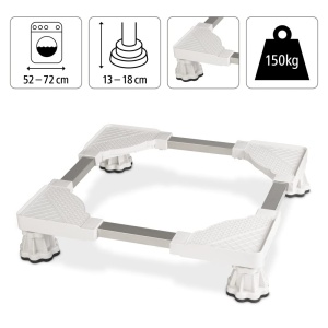 Substructie reglabila Xavax pentru masini de spalat si uscatoare, 150 kg, alb - Img 2