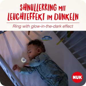 Sucitor NUK Star pentru bebelusi 6-18 luni Silikon Leuchteffekt - Img 3