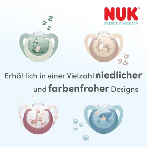Sucitor ortodontic NUK First Choice pentru bebelusi, 0-6 luni, 2 bucati - Img 4