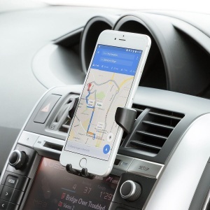 Suport Auto Telefon InnovaGoods Handyhalter Negru Ajustare Automata Protectie Anti-Zgarieturi - Img 4