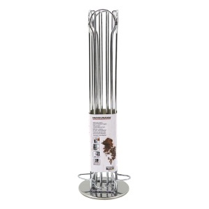 Suport capsule Nespresso Fackelmann 42164 Rotativ Capacitate 40 capsule Otel cromat - Img 4