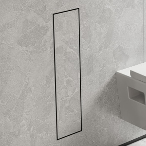 Suport de perete pentru periuta de dinti hansgrohe XtraStoris Rock, mattschwarz, cu suport pentru hartie - Img 7