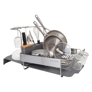 Suport extensibil pentru vase KitchenAid, 45 cm, gri antracit - Img 7