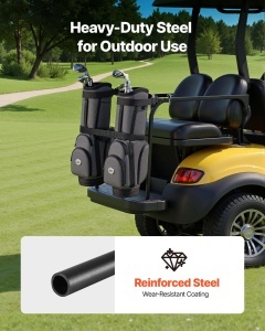 Suport golftasche VEVOR 1370x195x605 mm compatibil cu 22 locuri fara perforare - Img 6