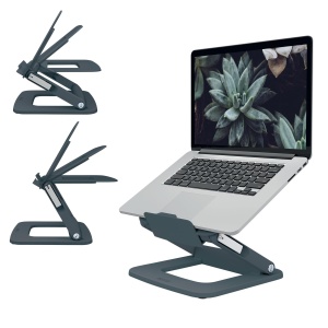 Suport Laptop Ergonomic Leitz Ergo 64240089, 6 Inaltimi, Plastic Recycabil, Gri