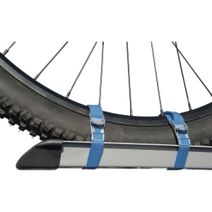 Suport pentru biciclete de acoperis auto Fischer, testat TUV GS, potrivit pentru o singura bicicleta, incarcare de pana la 15 kg, blocabil, argintiu - Img 3